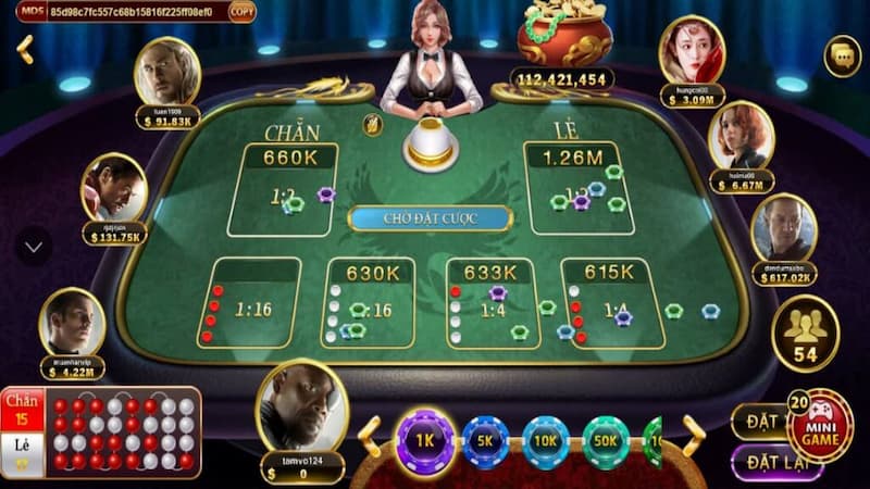 Các cửa cược phổ biến trong xóc đĩa online