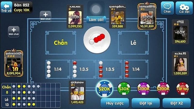 Tham gia bàn chơi xóc đĩa tại nhà cái